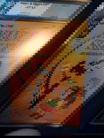 PGX 8.5 Nancy and Sluggo #190 silver age