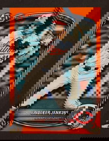 2025 Bowman Prospects #BP-1 Walker Jenkins Orange /25
