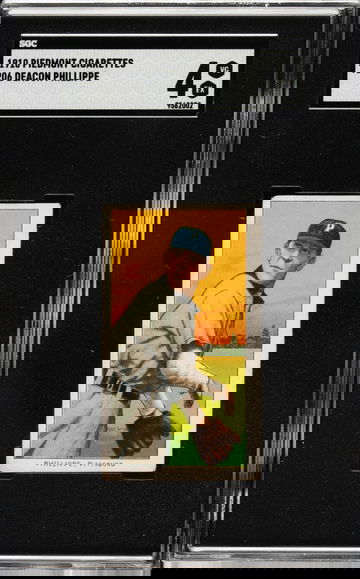 1910 T206 Piedmont Cigarettes Deacon Phillippe Pittsburgh Pirates SGC 4 VGEX 