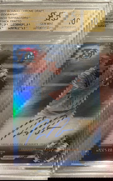 2017 Bowman Nick Pratto auto /70