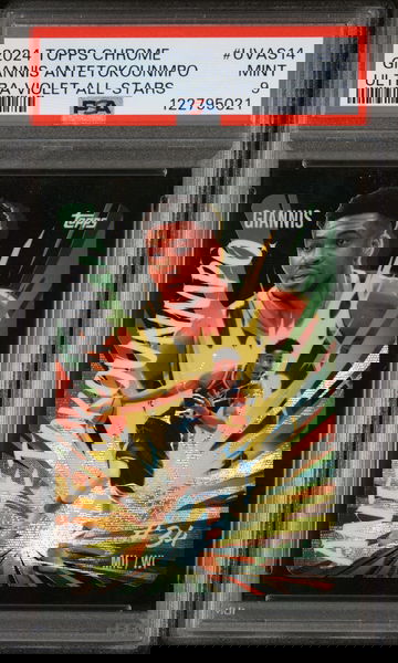 2024 Topps Chrome Ultra Violet All-Stars Giannis Antetokounmpo #UVAS-14 PSA 9