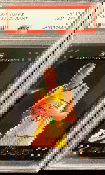 2007 Topps Kevin Durant PSA 8