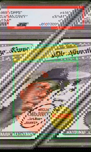 1969 Topps Willie McCovey All-Star #416 PSA 6 [BL-2.14]