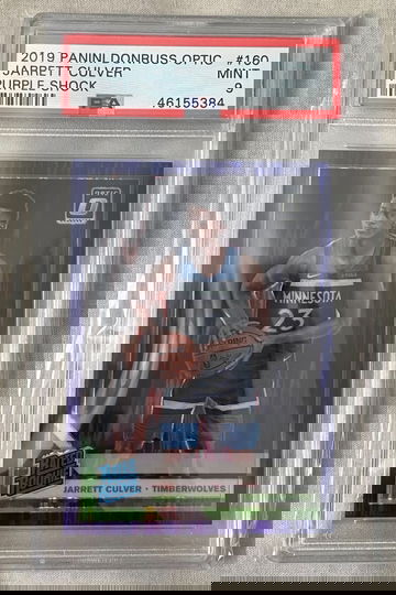 2019 Jarrett Culver Donruss Optic Purple Shock (PSA 9)