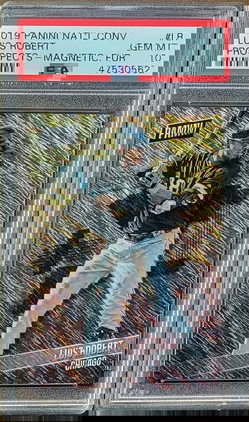 2019 SP LUIS ROBERT JR Panini MAGNETIC FUR National Convention Prospects 59/99 PSA 10 #LR