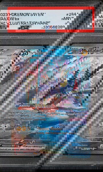 2023 Pokemon Scarlet and Violet Special Illustration Rare Miraidon Ex #244 PSA 9