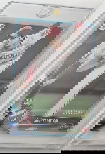 2018 Bowman Shohei Ohtani RC /499 Sky Blue Angels Pitching Rookie Topps