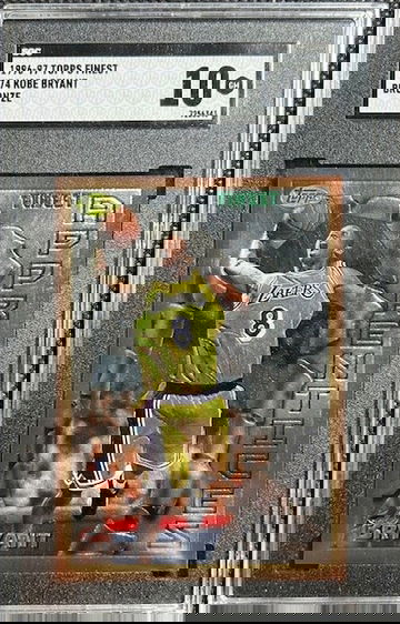 1996-97 Finest Kobe Bryant Apprentices Rookie RC Bronze #74 Lakers SGC 10 GEM MT