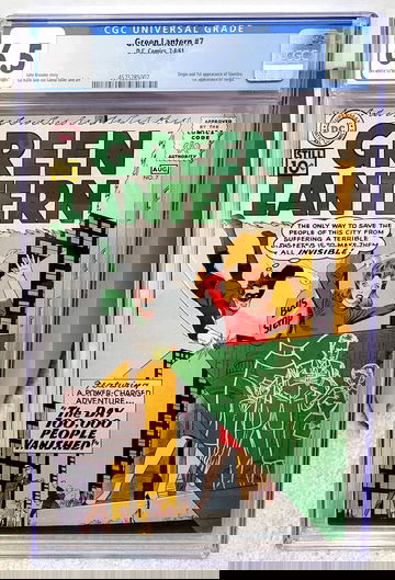 Green Lantern #7 (1961) CGC 6.5 - Origin and 1st Appearance of Sinestro DC Comics Key