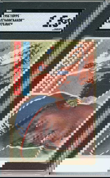 1956 TOPPS HANK AARON #31 SGC 1.5