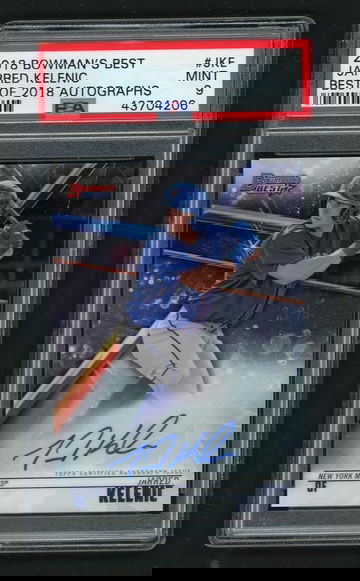 2018 Bowman's Best JKE Jarred Kelenic Best of 2018 Autographs PSA 9 Mint New York Mets