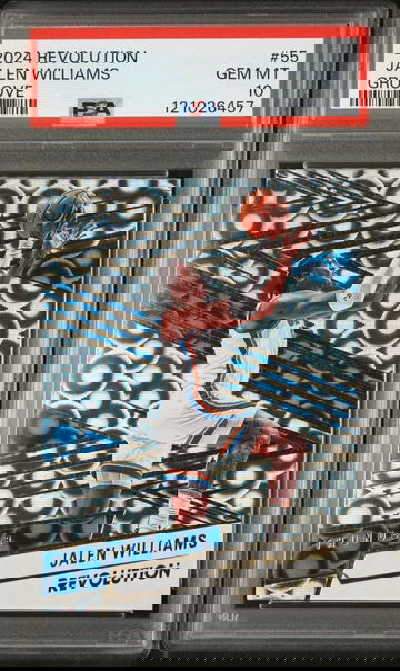2024 Panini Revolution Groove Jalen Williams #55 PSA 10