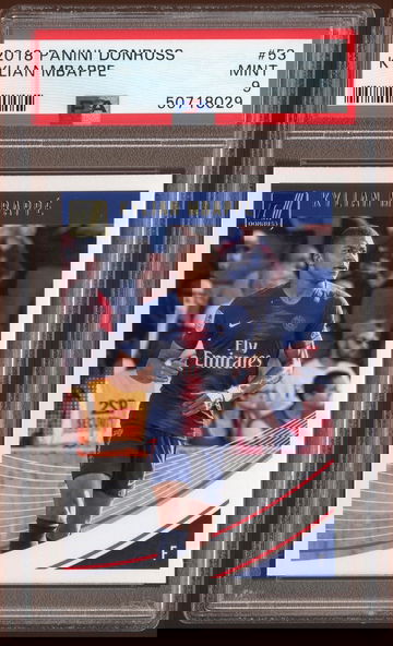 2018 Donruss #53 Kylian Mbappe PSA 9