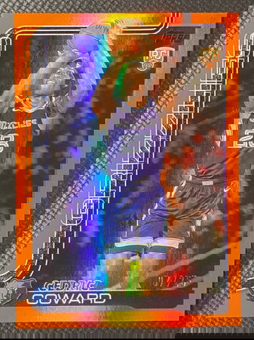 Cedric Coward True Orange Rainbow Foil SSP RC /25 - 2025-26 Topps Flagship #211