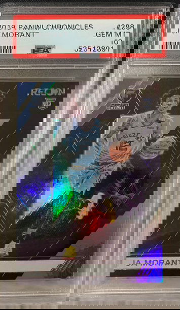 2019 Panini Chronicles Ja Morant PSA 10