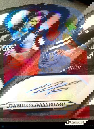 2018 Panini Crown Royale #CA-DGL DANILO GALLINARI Autograph Blue Parallel SP /35