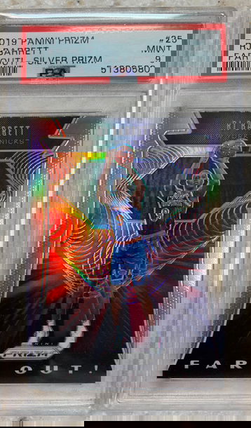 2019 Panini Prizm Silver FAR OUT! RJ Barrett PSA 9