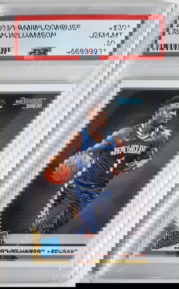 2019-20 Donruss Zion Williamson RC PSA 10 #201
