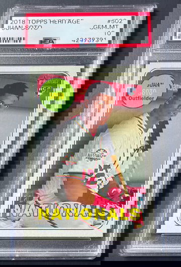 Juan Soto 2017 Topps Heritage Minor League PSA 9