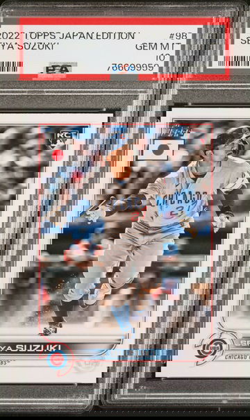 2022 Topps Japan Edition Seiya Suzuki RC PSA 10 Gem Mint