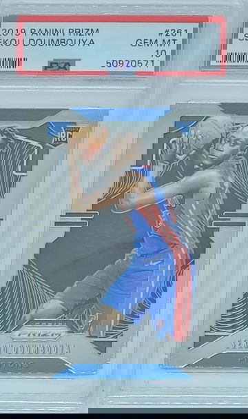 2019 Prizm Sekou Doumbouya RC #261 PSA 10 GEM MINT