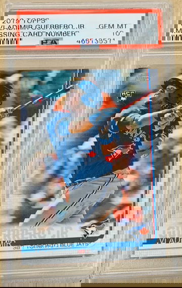 2019 Vladimir Guerrero Topps NN PSA 10  🔥