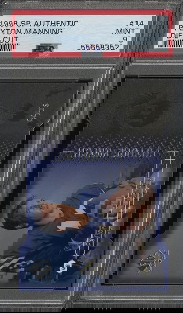 1998 SP Authentic Peyton Manning #14 PSA 9 /500 ONLY 25 HIGHER!