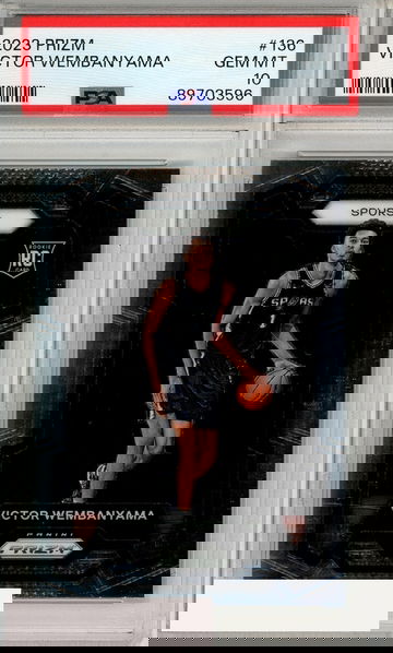 2023 PANINI PRIZM VICTOR WEMBANYAMA #136 PSA 10 GEM MT  RC