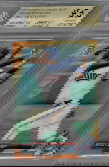 Royce Lewis 2017 Bowman Chrome Orange Refractor 23/25