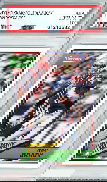 2018 PANINI CLASSICS TOM BRADY #59 NEW ENGLAND PATRIOTS  PSA 10 GEM MT