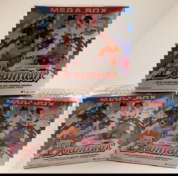 2021 Bowman Baseball Mega Box Lot of 3