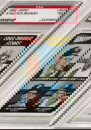 1965 TOPPS #526 ATHLETIC ROOKIES NM 7