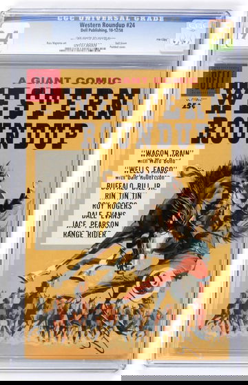 WESTERN ROUNDUP #24, CGC 9.4 NM -- FILE COPY