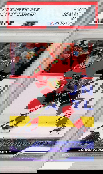 2023 UPPER DECK CONNOR BEDARD #451 PSA 10 GEM MT