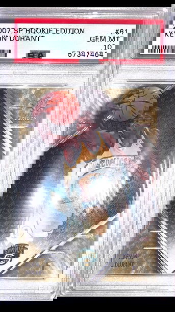 2007 Sp Rookie Edition Kevin Durant psa 10