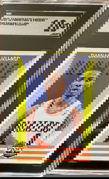 2012-13 Panini Past and Present Damian Lillard RC SGC 10