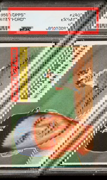 1956 Topps Whitey Ford #240 PSA 6 [BL-1.15]