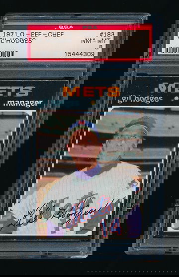 1971 OPC #183, Gil Hodges PSA 8 NMMT