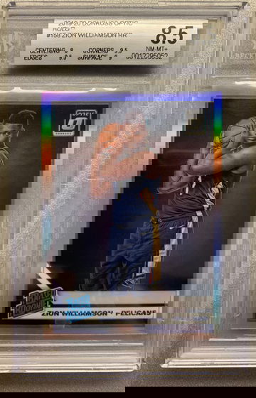 ZION WILLIAMSON OPTIC HOLO ROOKIE BGS 8.5