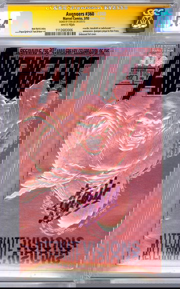 AVENGERS #360 CGC-SS 9.4 SIGNED BY STAN LEE 30th ANNIVERSARY FOIL CVR VAR 1993