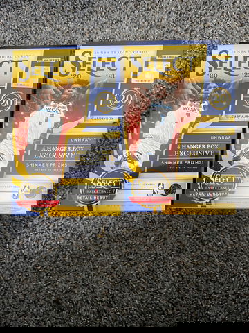 (4) 20/21 Select NBA hangers