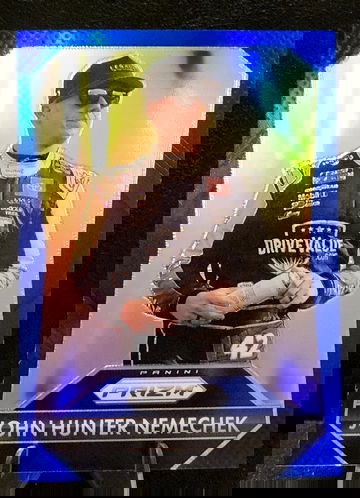 2025 Panini Prizm Racing Nascar  John Hunter Nemechek  Blue Prizm  /199