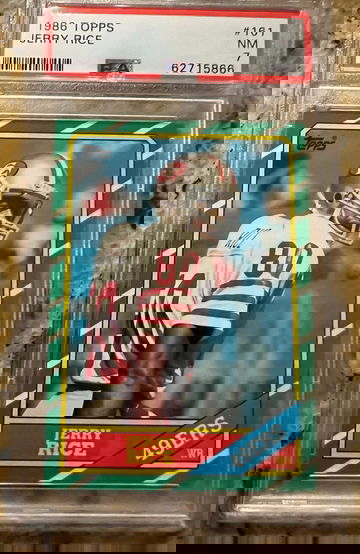 Jerry Rice 1986 PSA 7