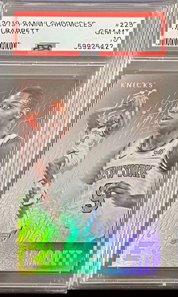 2019 Panini Chronicles #225 RJ Barrett RC PSA 10