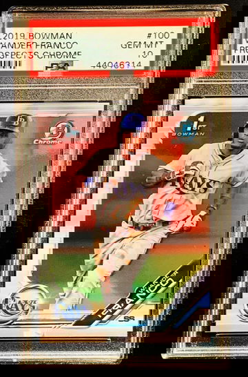 2019 Bowman Chrome Wander Franco 1st Chrome RC PSA 10