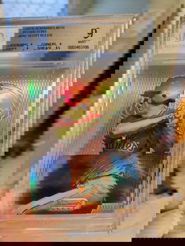 1995 BOWMANS BEST REFRACTOR SCOTT ROLEN BGS 9 RC