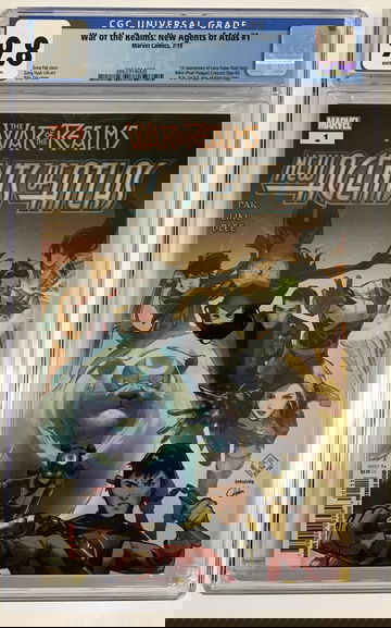 War of the Realms: New Agents of Atlas #1 CGC 9.8 1st Aero Luna Snow Wave NM+