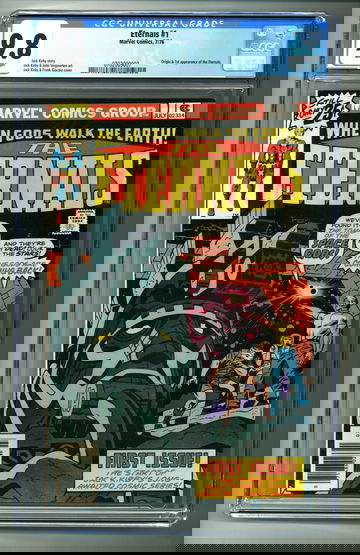 Eternals #1 CGC 9.8 Marvel 1976 Bronze Age JACK KIRBY White Pages    