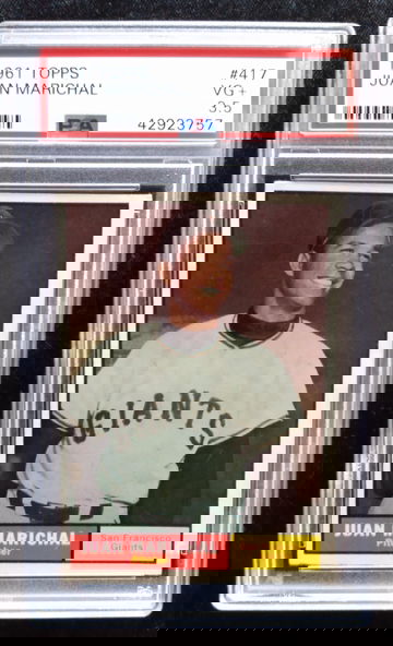 1961 Topps #417 Juan Marichal PSA 3.5 (Rookie Card)