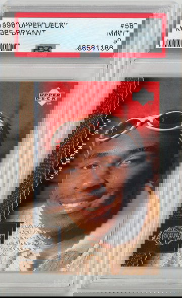 1996 Upper Deck 58 Kobe Bryant PSA 9